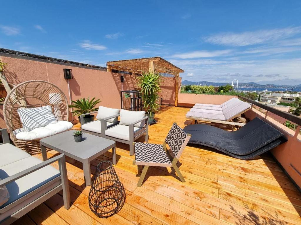 Superbe Appartement Avec Rooftop Prive Saint-Tropez Zewnętrze zdjęcie